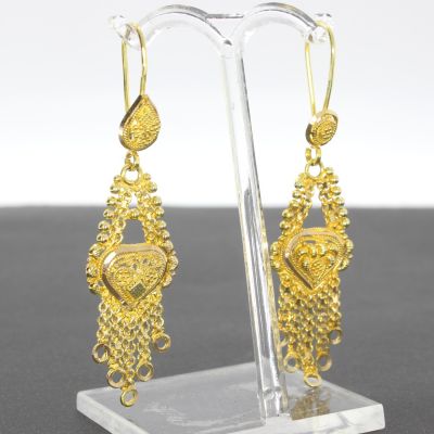 Orientalische Orhänger 585 14 Karat Gelbgold 
