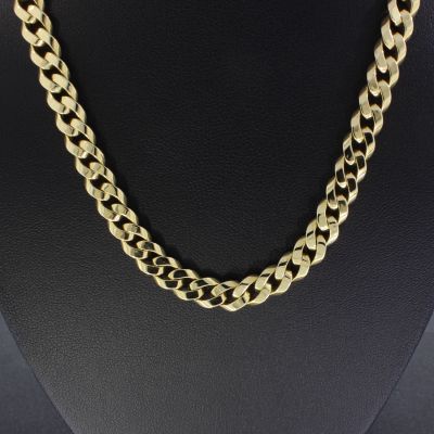 Panzerkette Gelbgold 585 14 Karat 46 cm 