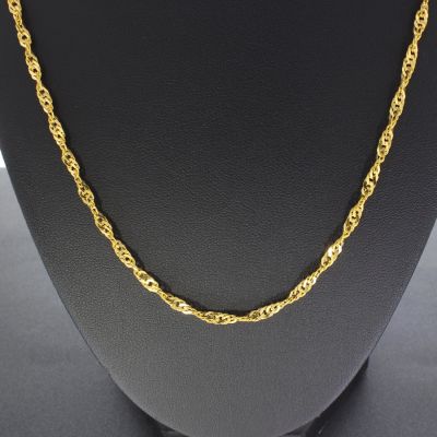 Singapurkette Gelbgold 916 22 Karat 65 cm 