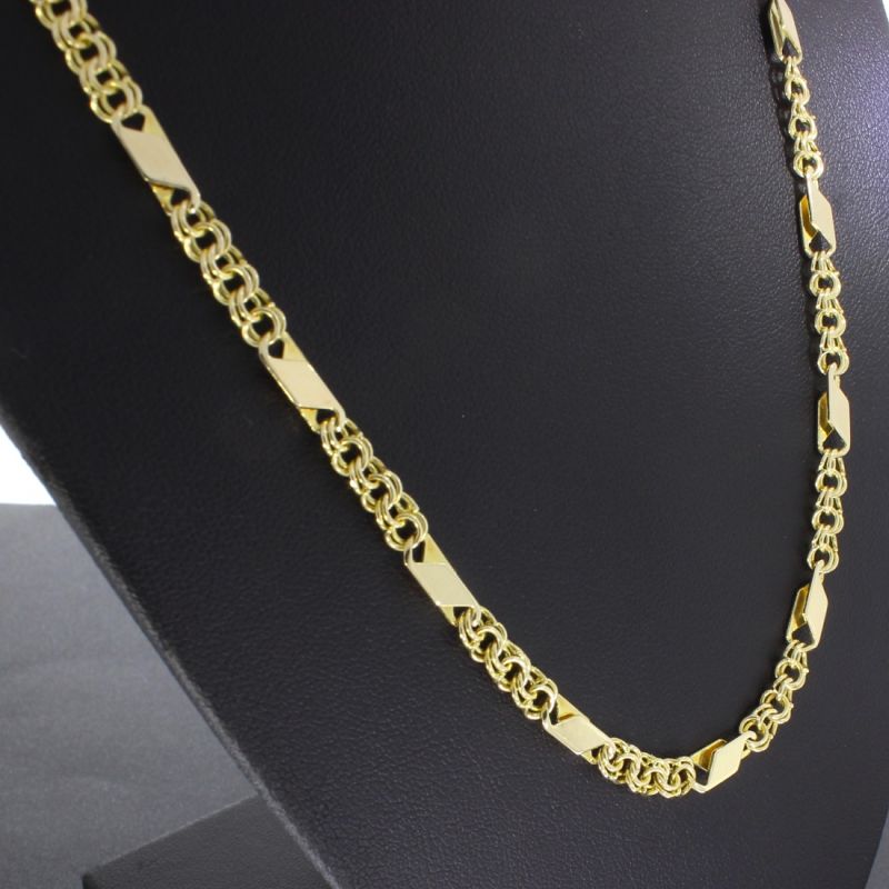 Designkette Gelbgold 585 14 Karat 49 cm 