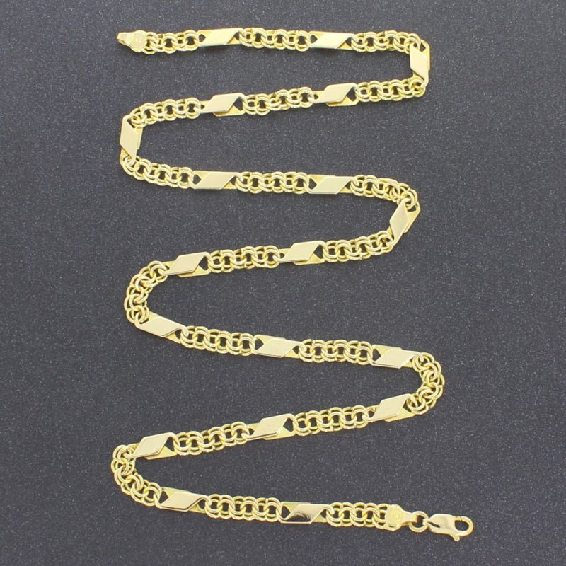 Designkette Gelbgold 585 14 Karat 49 cm 