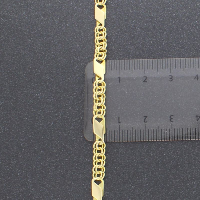 Designkette Gelbgold 585 14 Karat 49 cm 