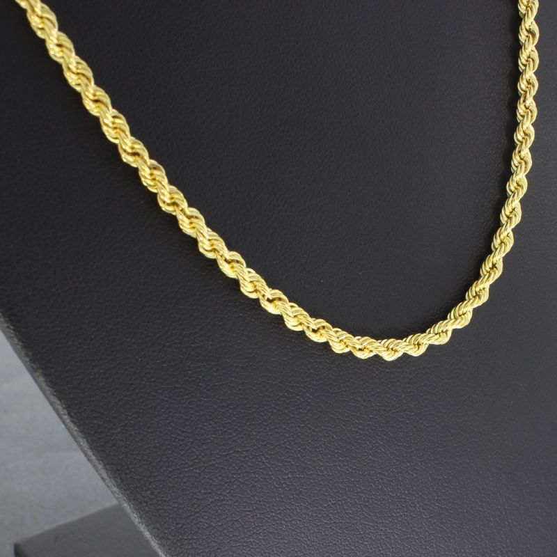 Kordelkette Gelbgold 585 14 Karat 45 cm 
