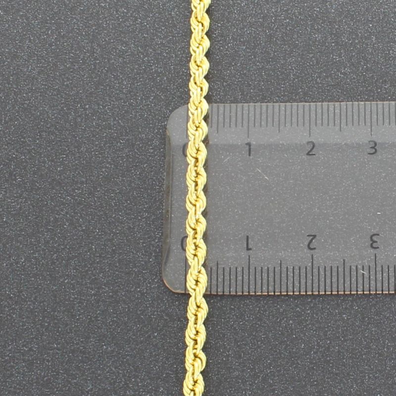 Kordelkette Gelbgold 585 14 Karat 45 cm 