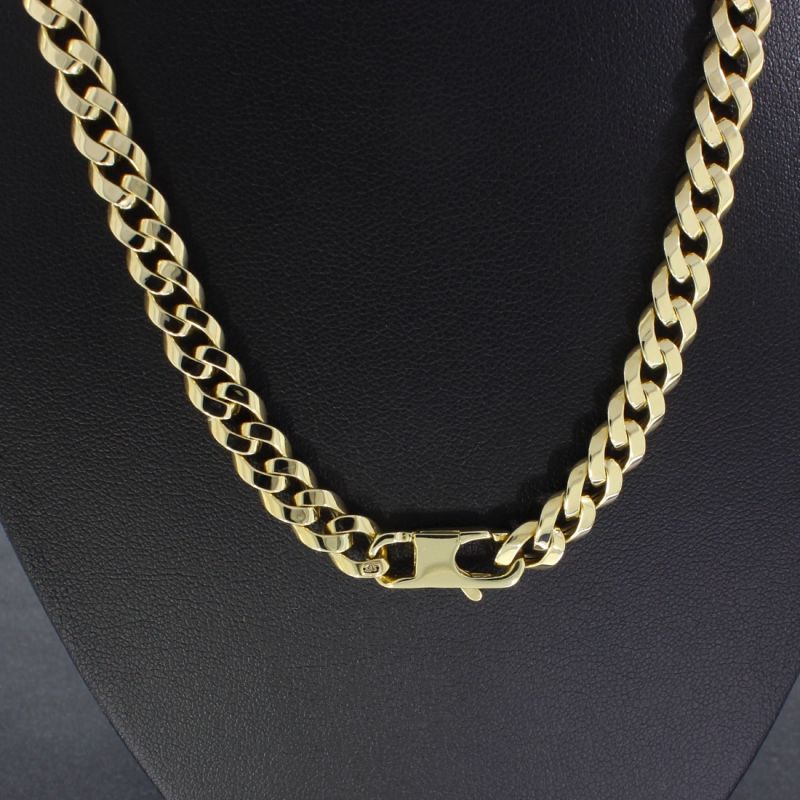 Panzerkette Gelbgold 585 14 Karat 46 cm 