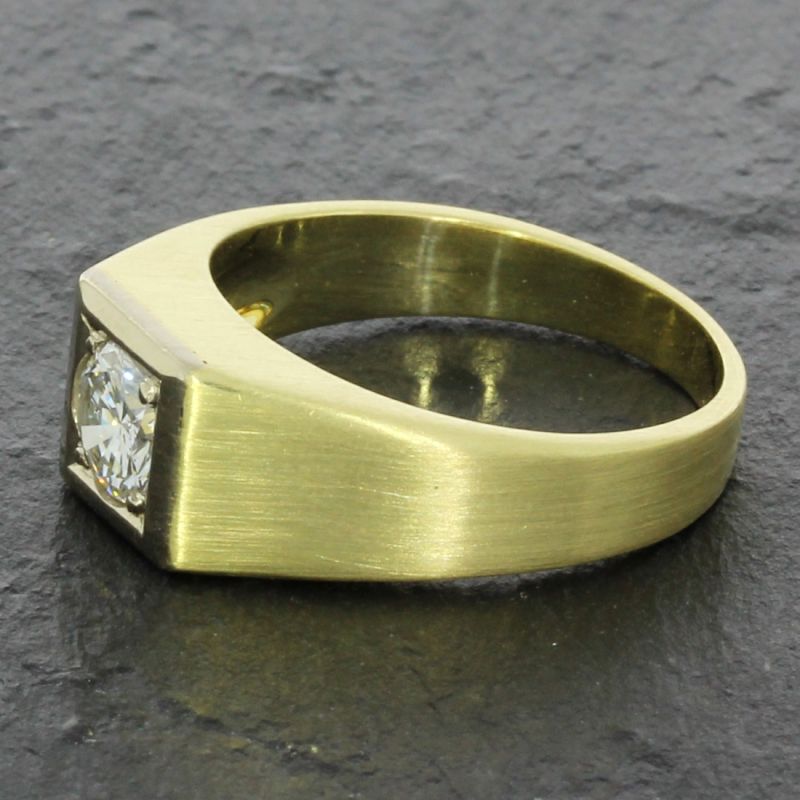 Klassischer Brillantring 0,75 Ct Gold 585 14 Karat