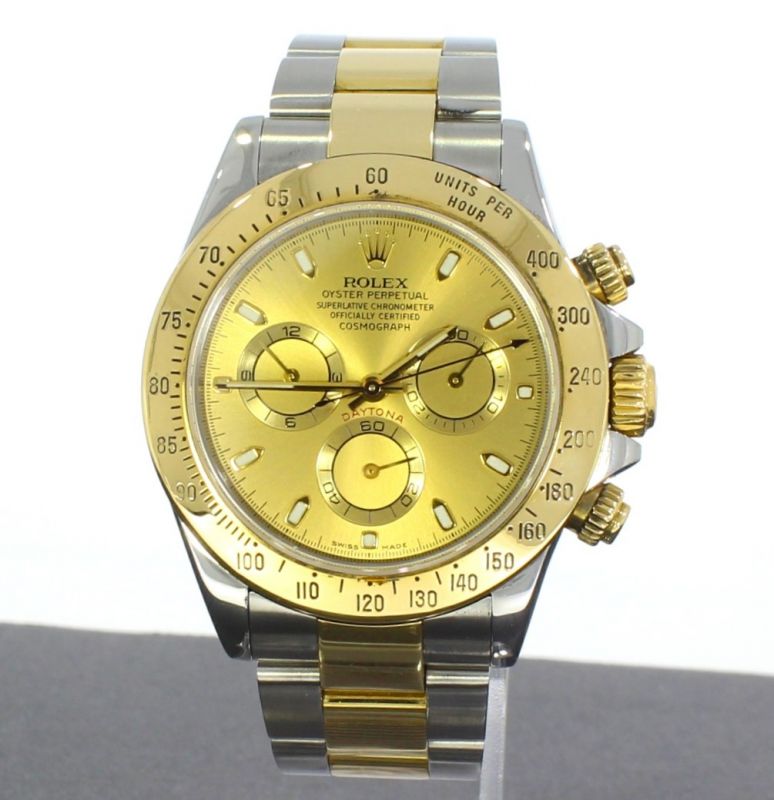 Rolex Cosmograph Daytona 40 mm Stahl Gold 116523 Full Set