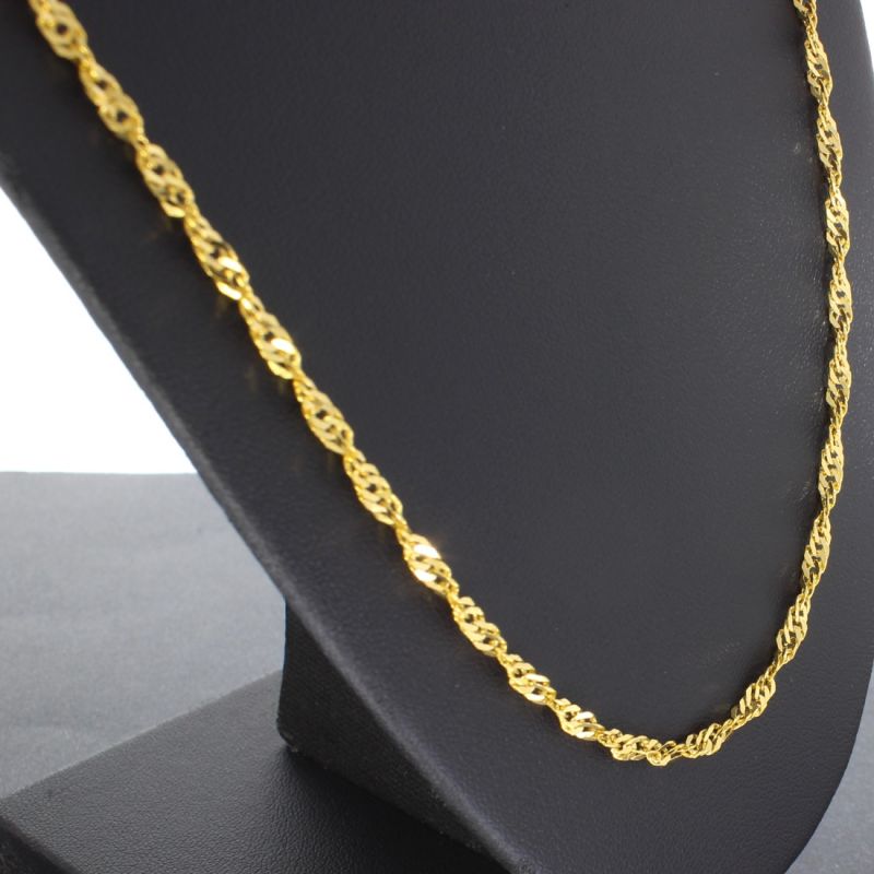 Singapurkette Gelbgold 916 22 Karat 65 cm 