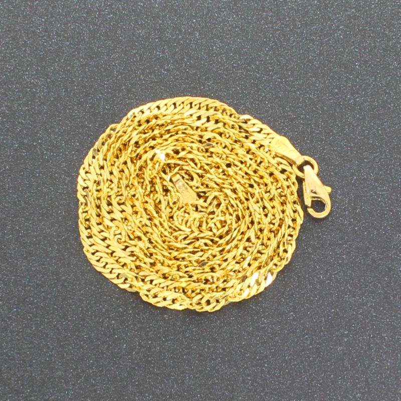 Singapurkette Gelbgold 916 22 Karat 65 cm 