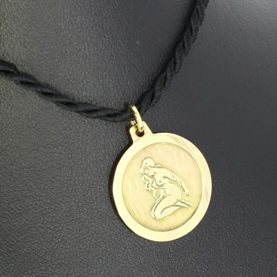 Sternzeichen Gelbgoldanhänger Jungfrau  G 333 8 Karat 