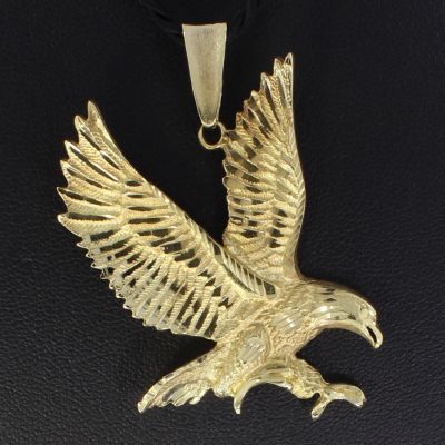 Adler Anhänger Gelbgold 585 14 Karat 