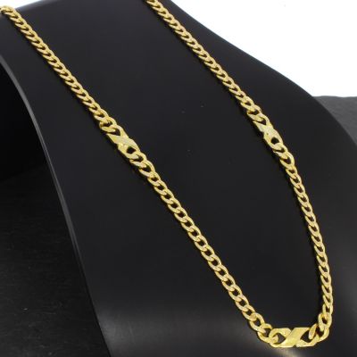 Panzerkette 333 8 Karat Gelbgold 79,5 cm