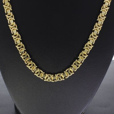 Flache Königskette Gelbgold 585 14 Karat 50 cm 