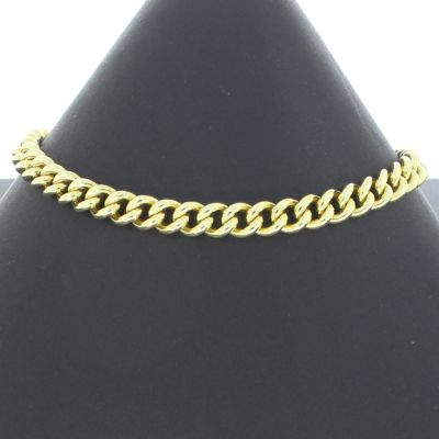 Brillant Panzerarmband Gelbgold 585 14 Karat 19,5 cm 