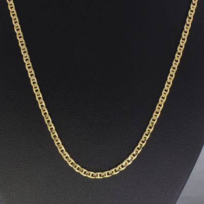 Panzerstegkette Gelbgold 585 14 Karat 48,5 cm 