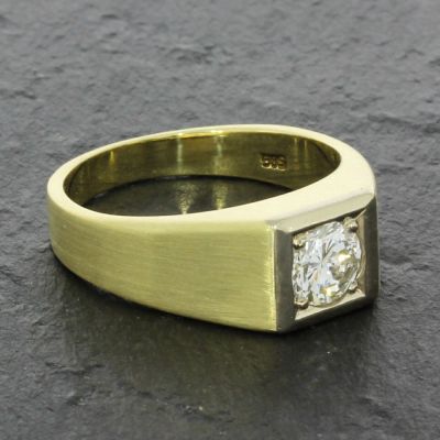 Klassischer Brillantring 0,75 Ct Gold 585 14 Karat