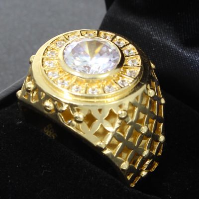Ansprechender Ring Gelbgold 585 14 Karat 