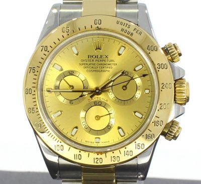 Rolex Cosmograph Daytona 40 mm Stahl Gold 116523 Full Set