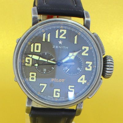 Zenith Pilot Automatik 11.2430.4069 Leder 