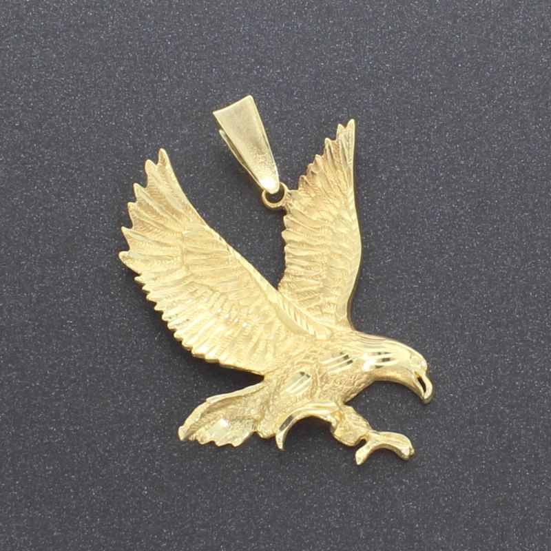 Adler Anhänger Gelbgold 585 14 Karat 
