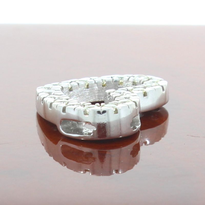 Brillant Herz Anhänger Weißgold 585 14 Karat 0,54 Ct 