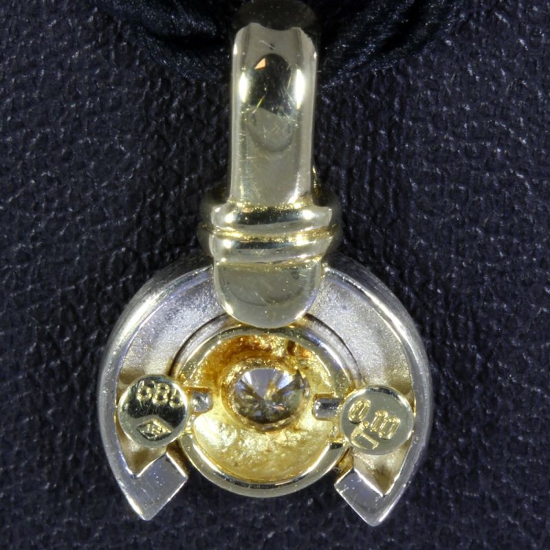 Brillant Anhänger Bicolor 585 14 Karat 