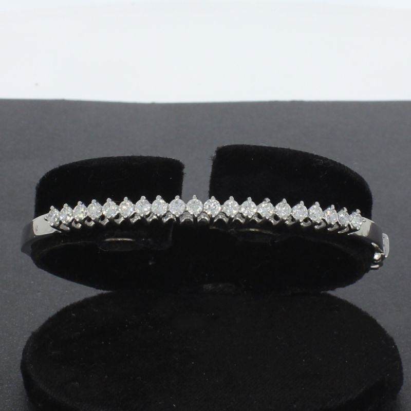 Brillant Armreif Weißgold 750 18 Karat 1,16 Ct 