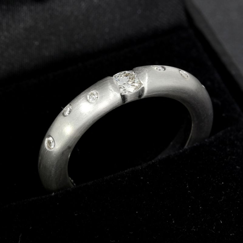 Brillant Ring 750er 18 Karat Weißgold 0,20 Carat