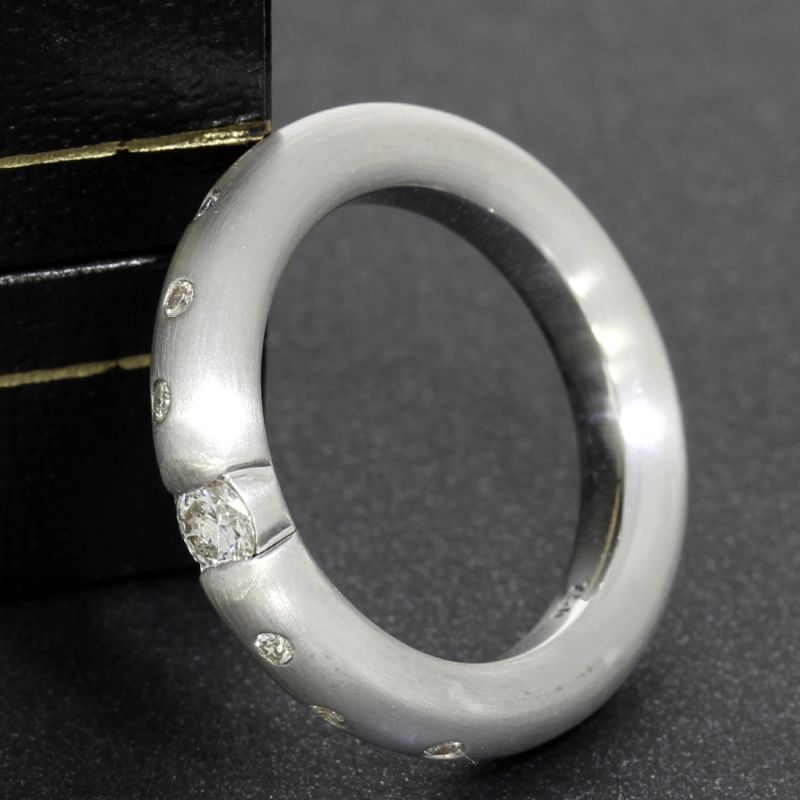 Brillant Ring 750er 18 Karat Weißgold 0,20 Carat