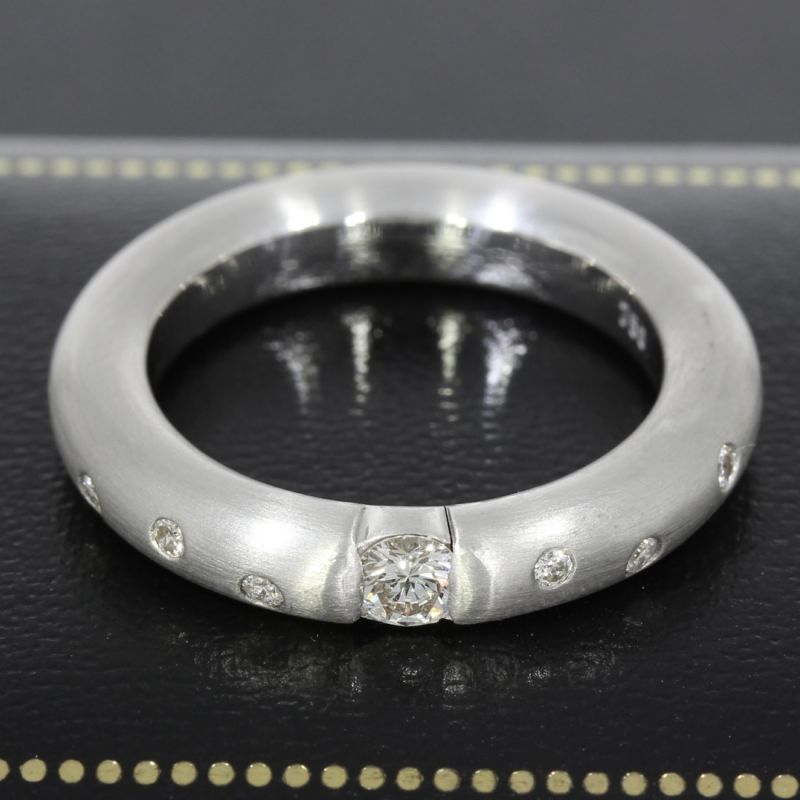 Brillant Ring 750er 18 Karat Weißgold 0,20 Carat