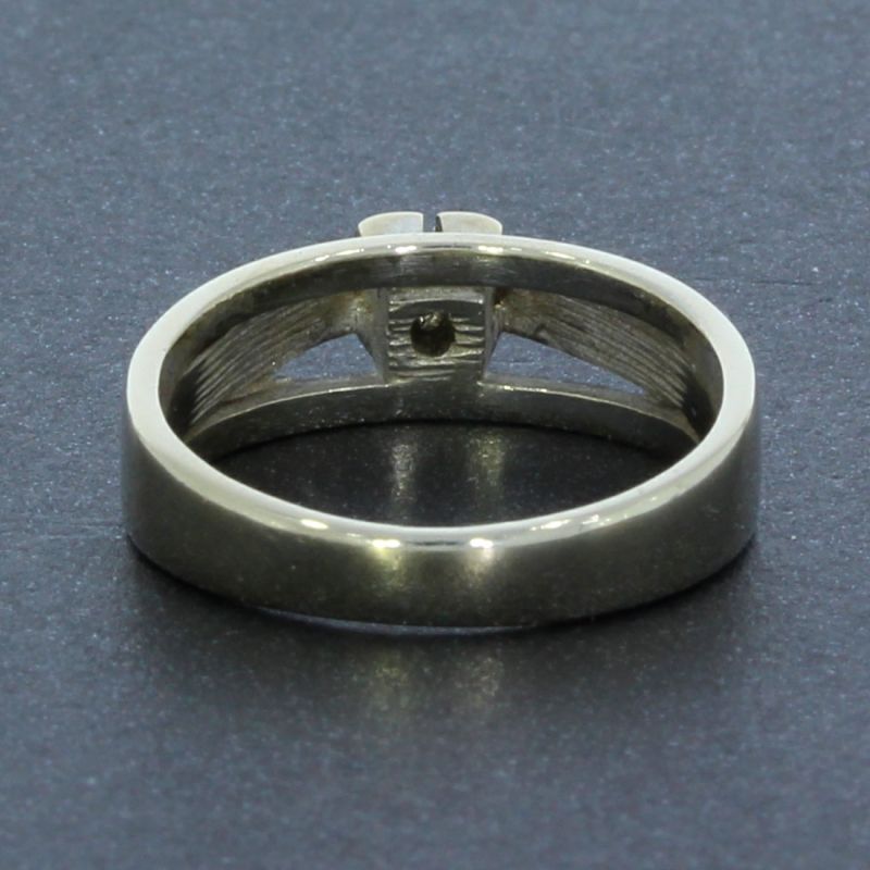 Brillantring Weißgold 585 14 Karat 0,04 Ct 