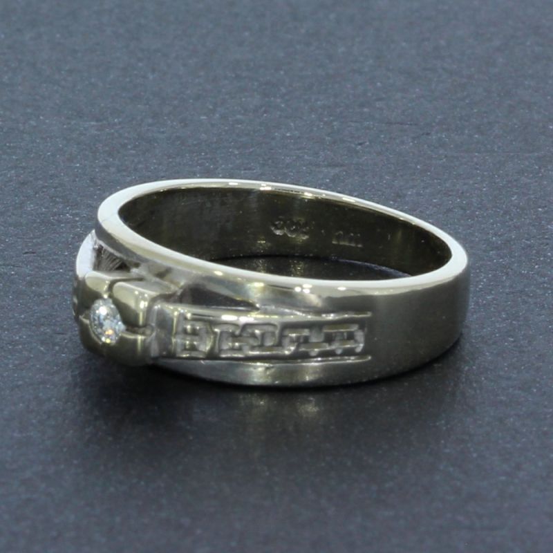 Brillantring Weißgold 585 14 Karat 0,04 Ct 