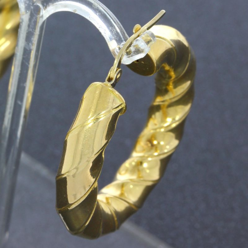 Creolen Gelbgold 585 14 Karat 