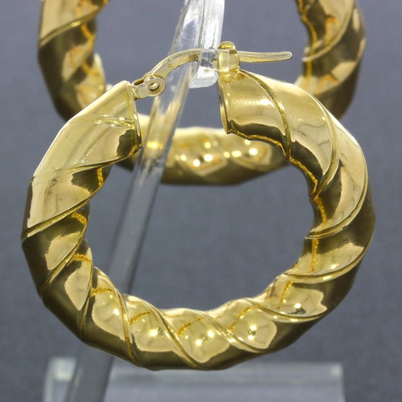 Creolen Gelbgold 585 14 Karat 