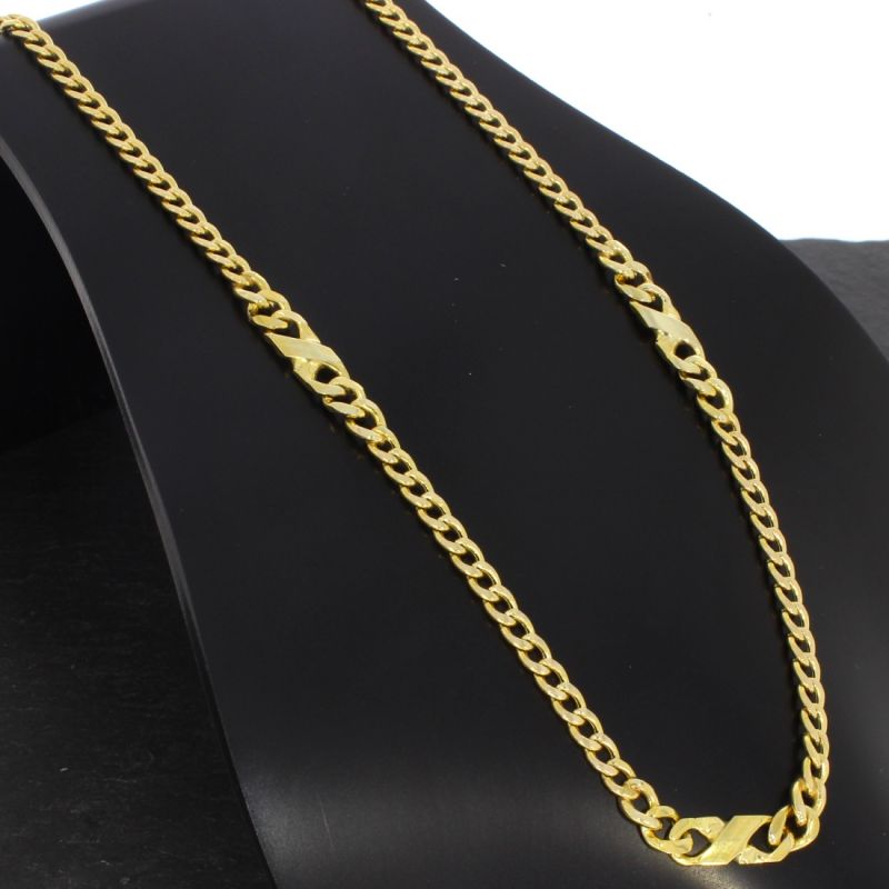 Panzerkette 333 8 Karat Gelbgold 79,5 cm
