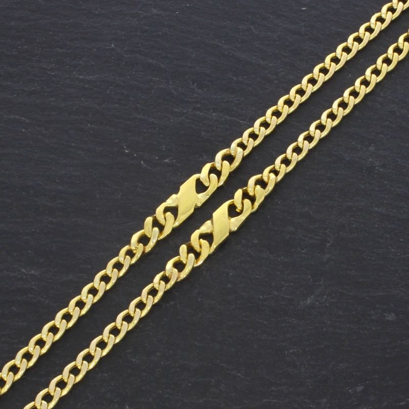 Panzerkette 333 8 Karat Gelbgold 79,5 cm