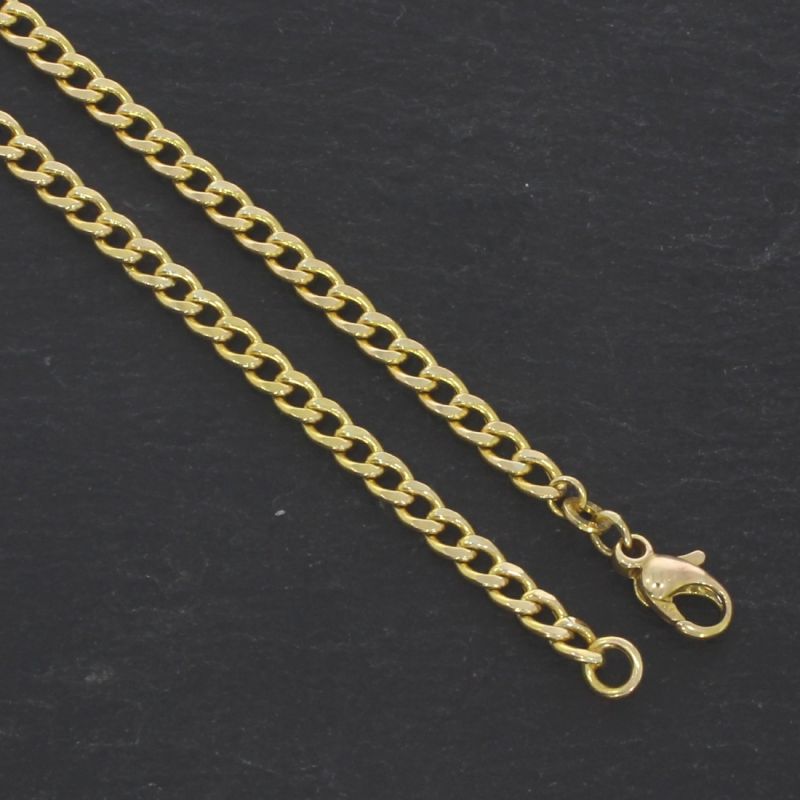 Panzerkette 333 8 Karat Gelbgold 79,5 cm