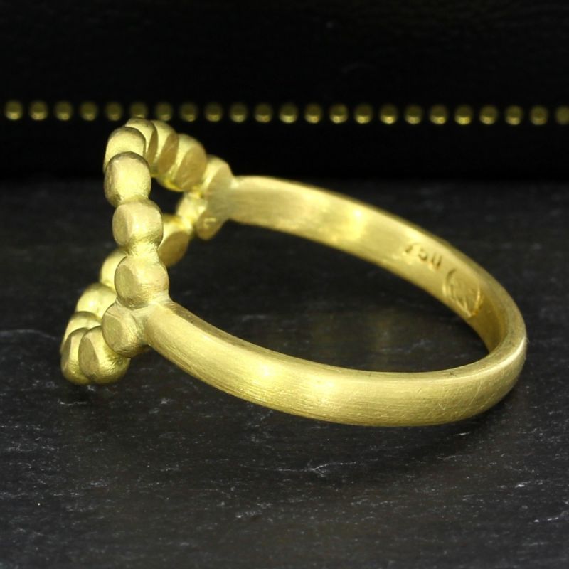 750er Goldring mit Brillant 0,02 ct