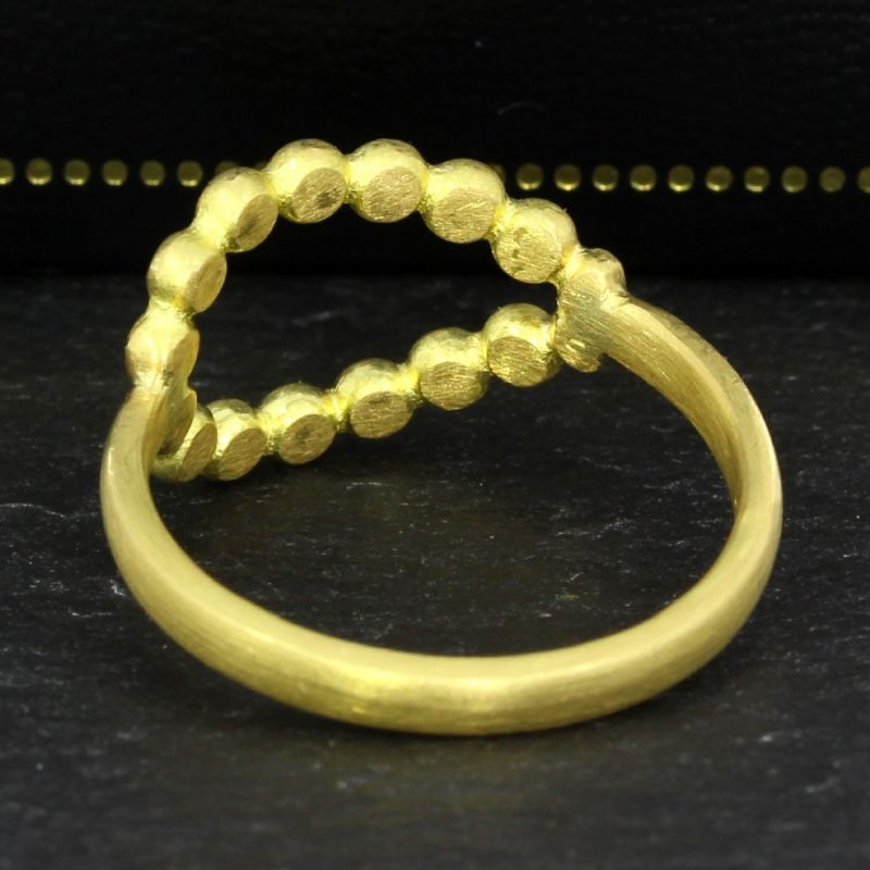 750er Goldring mit Brillant 0,02 ct