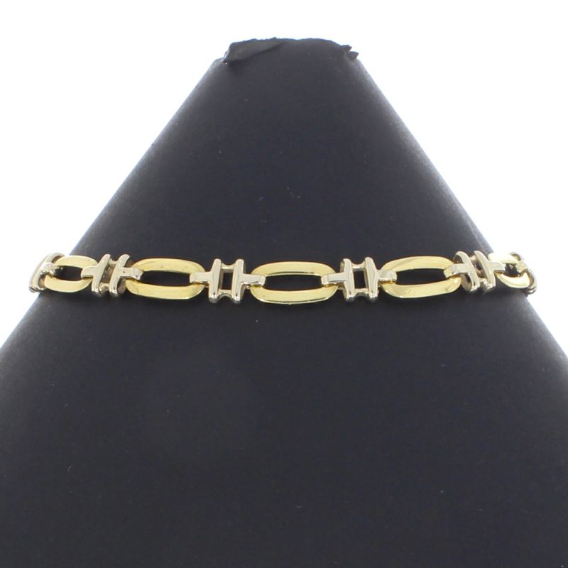 Designarmband Bicolor 750 18 Karat 18 cm 