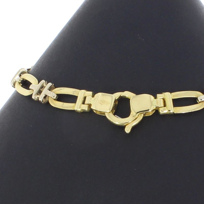 Designarmband Bicolor 750 18 Karat 18 cm 
