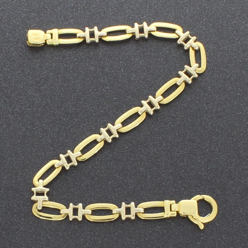 Designarmband Bicolor 750 18 Karat 18 cm 