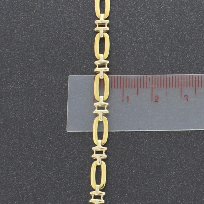 Designarmband Bicolor 750 18 Karat 18 cm 