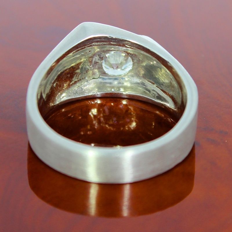 Diamant Ring 900 Platin 1,15 Carat