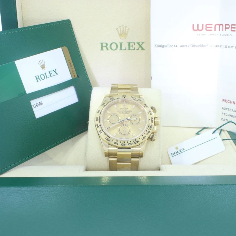 Rolex Daytona Cosmograph 40 mm Gelbgold 750 116508
