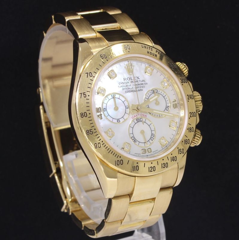 Rolex Daytona Cosmograph 40 mm Gelbgold 18 Karat 116528