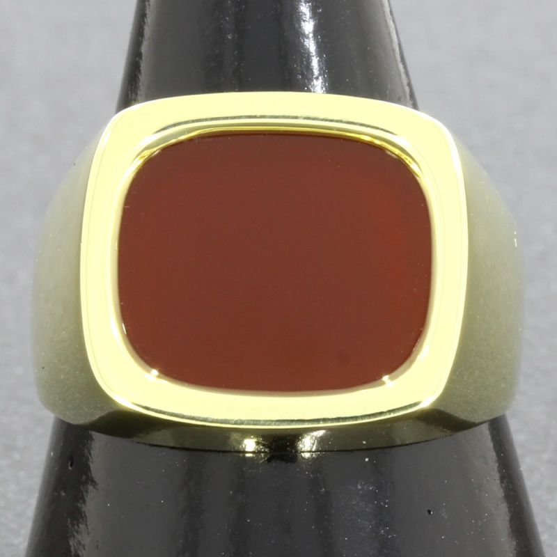 Karneol Ring Gelbgold 585 14 Karat 