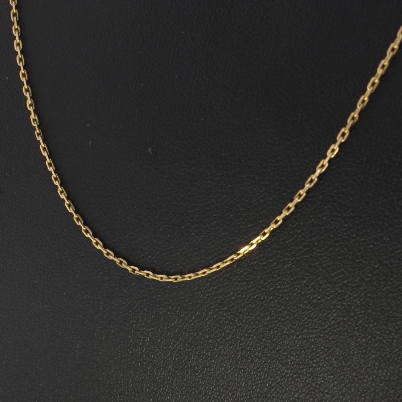 Zierliche Ankerkette Gelbgold 585 14 Karat 45,5 cm 