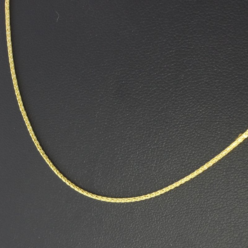 Zierliche Kette Gelbgold 585 14 Karat 61cm 