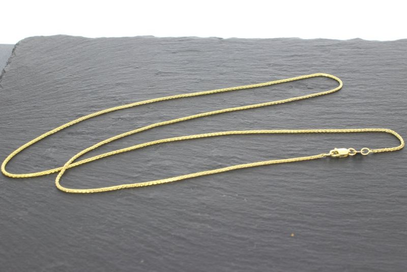 Zierliche Kette Gelbgold 585 14 Karat 61cm 